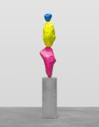 pink yellow blue mountain | UGO RONDINONE