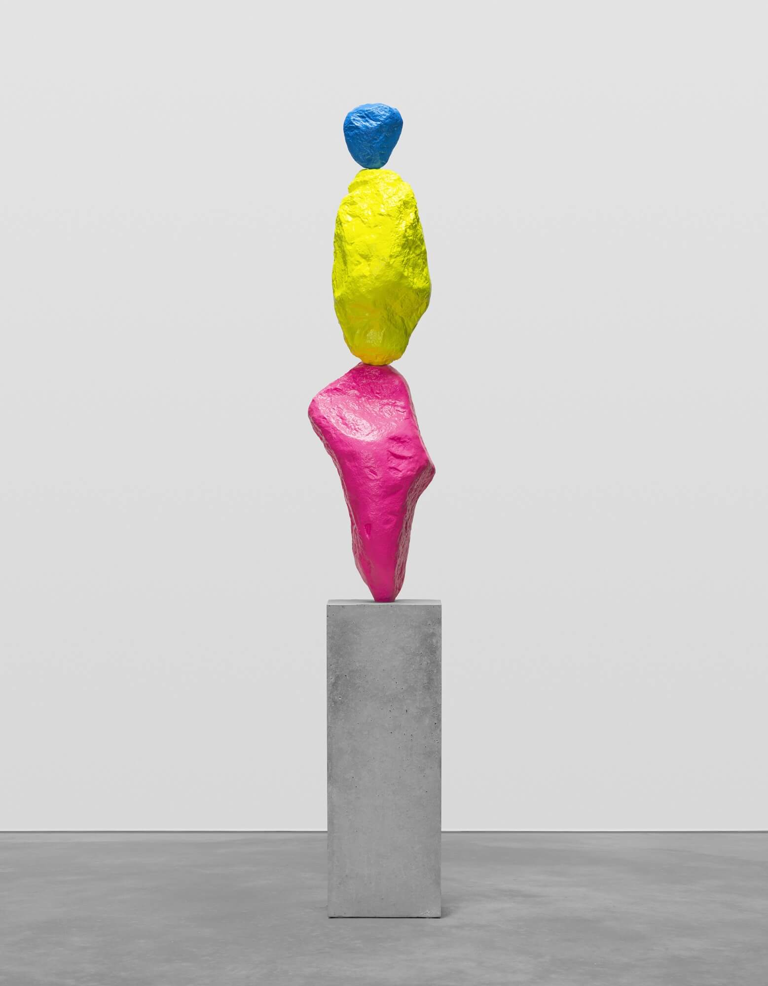 pink yellow blue mountain | UGO RONDINONE