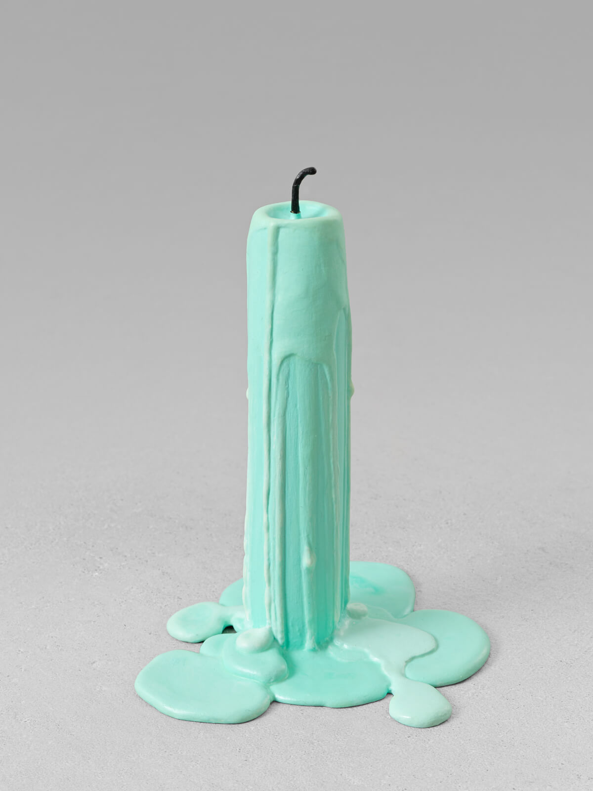 still life. (sea blue candle) | UGO RONDINONE