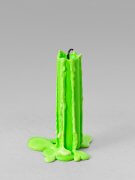 still life. (bright green candle) | UGO RONDINONE