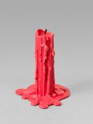 still life. (crimson candle) | UGO RONDINONE