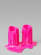 still life. (hot pink candle) | UGO RONDINONE