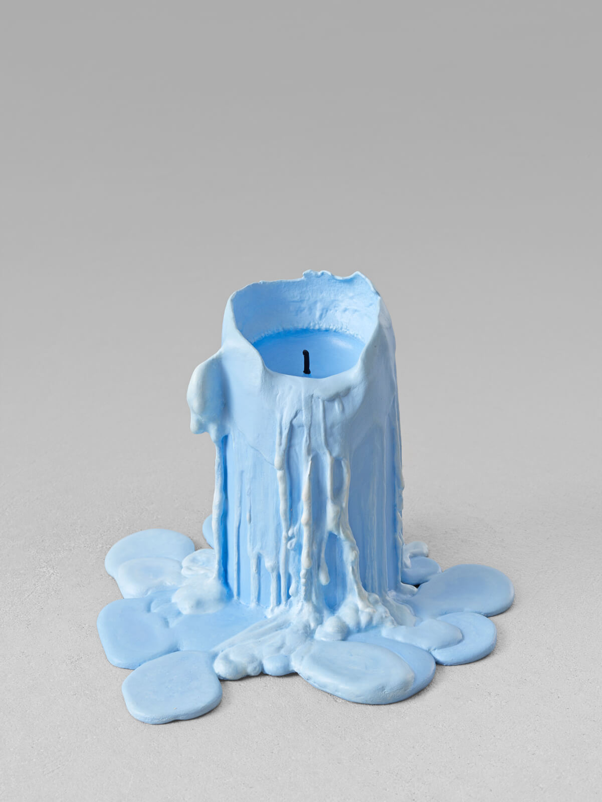 still life. (periwinkle candle) | UGO RONDINONE