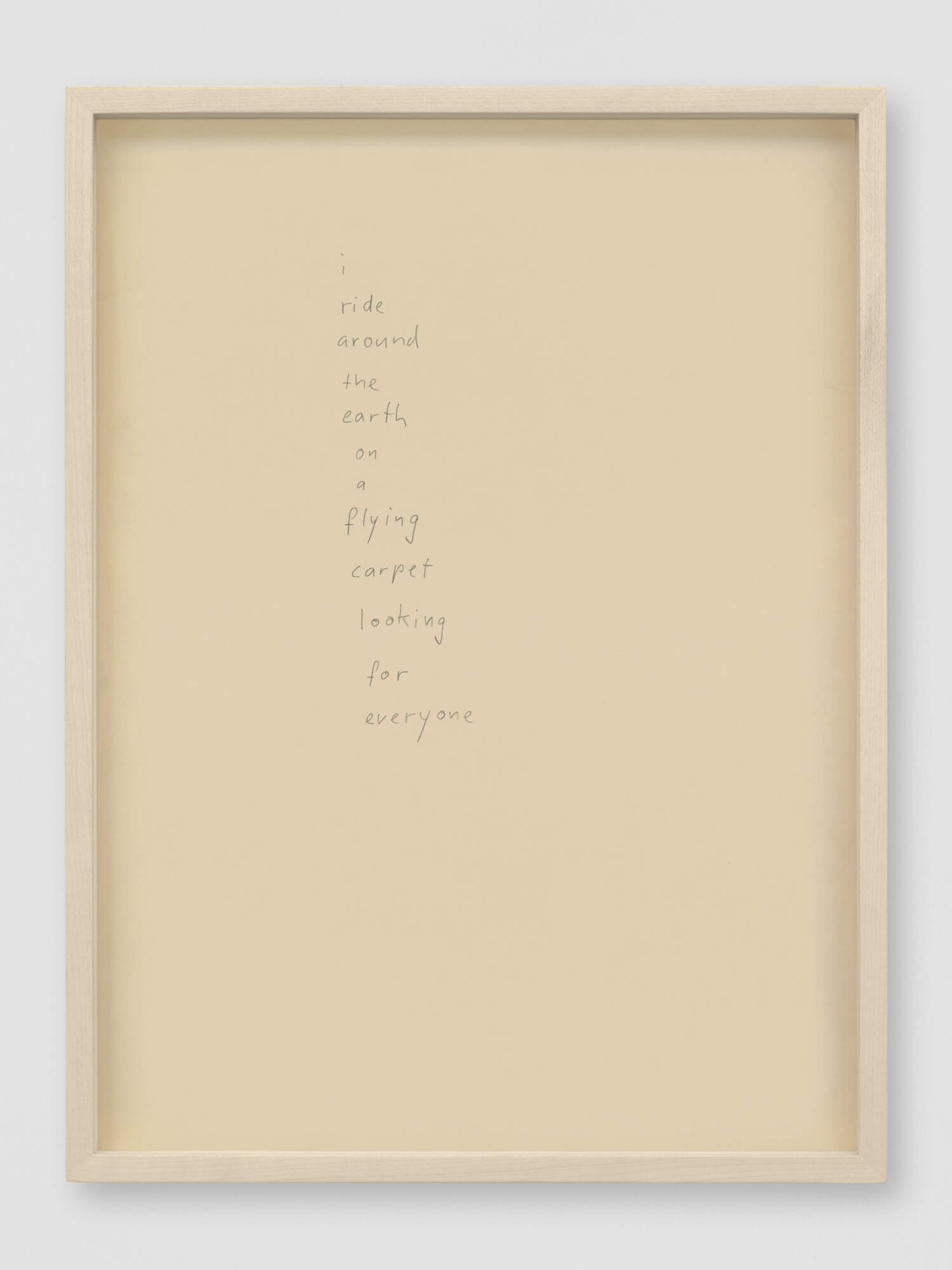 lines out to silence | UGO RONDINONE