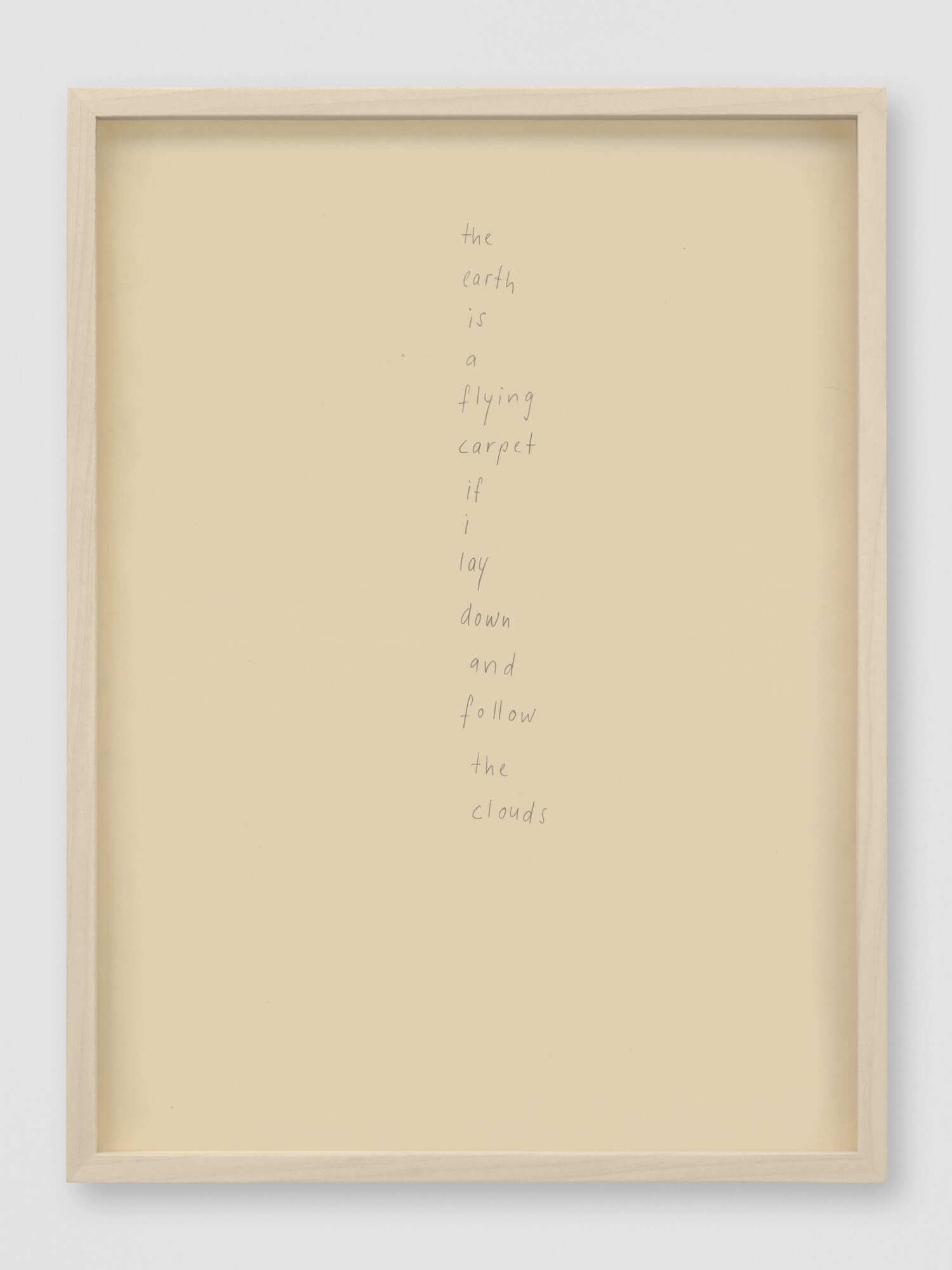lines out to silence | UGO RONDINONE
