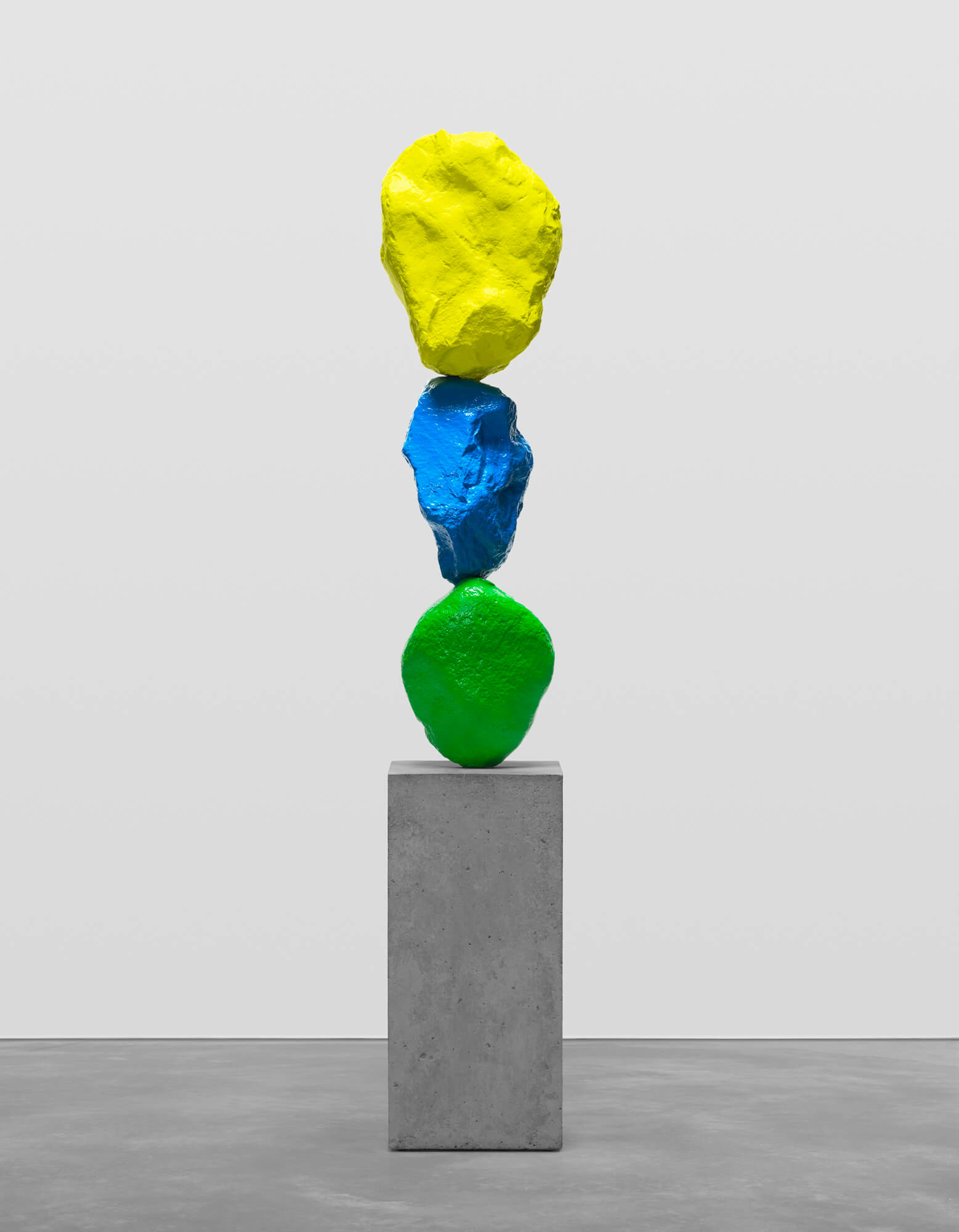 green blue yellow mountain | UGO RONDINONE