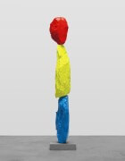 blue yellow red mountain | UGO RONDINONE