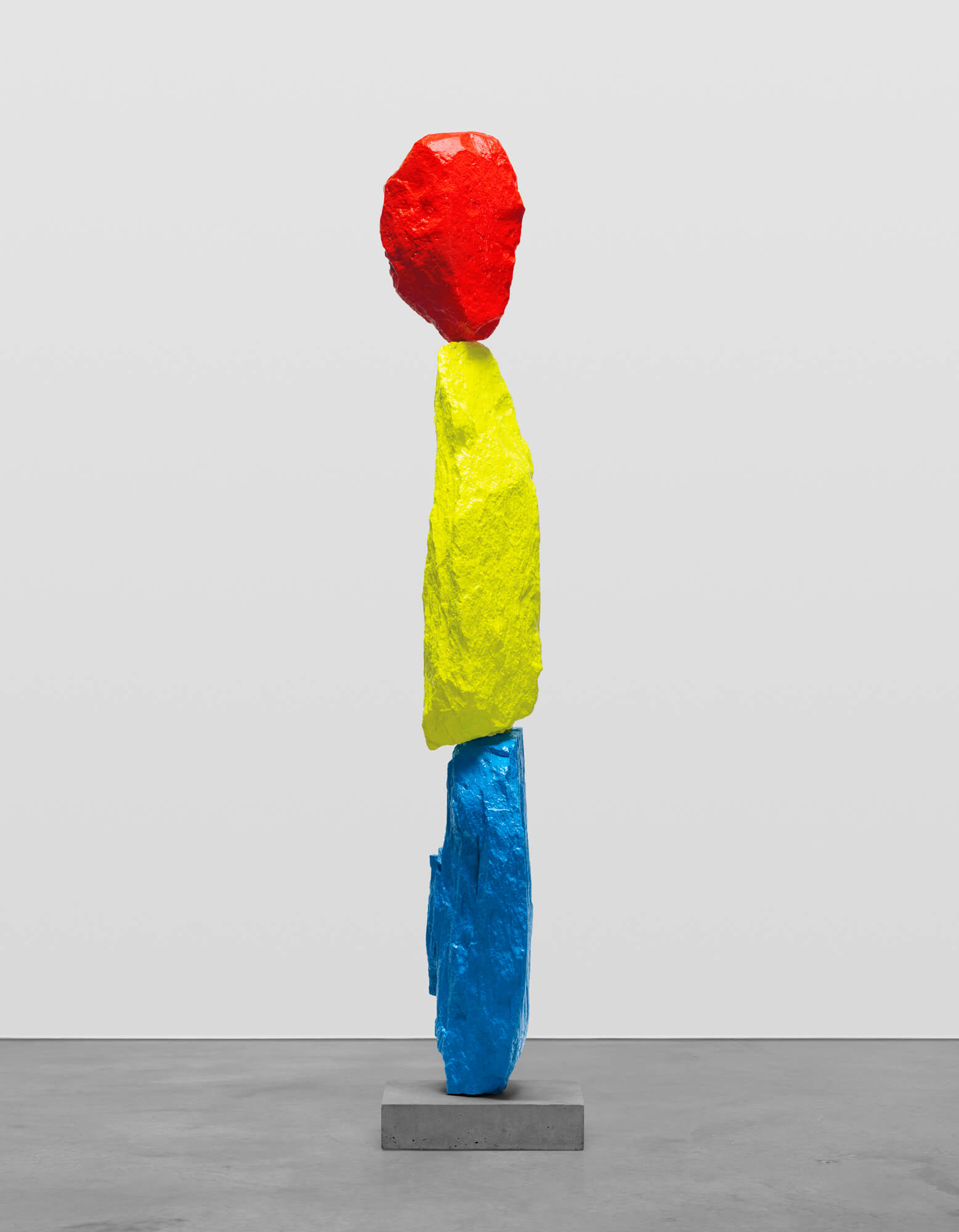 blue yellow red mountain | UGO RONDINONE