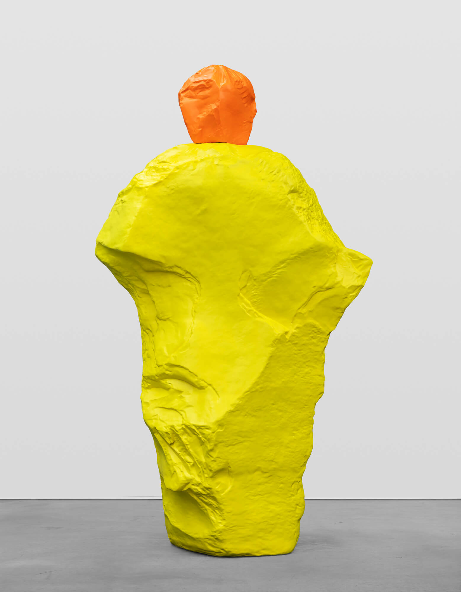 orange yellow nun | UGO RONDINONE