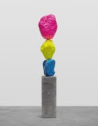 blue yellow pink mountain | UGO RONDINONE