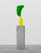 yellow green mountain | UGO RONDINONE