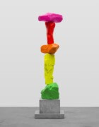 green yellow orange red pink mountain | UGO RONDINONE