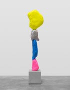 pink blue silver yellow mountain | UGO RONDINONE