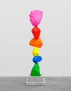 green blue yellow orange red pink mountain | UGO RONDINONE