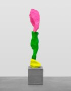yellow green pink mountain | UGO RONDINONE