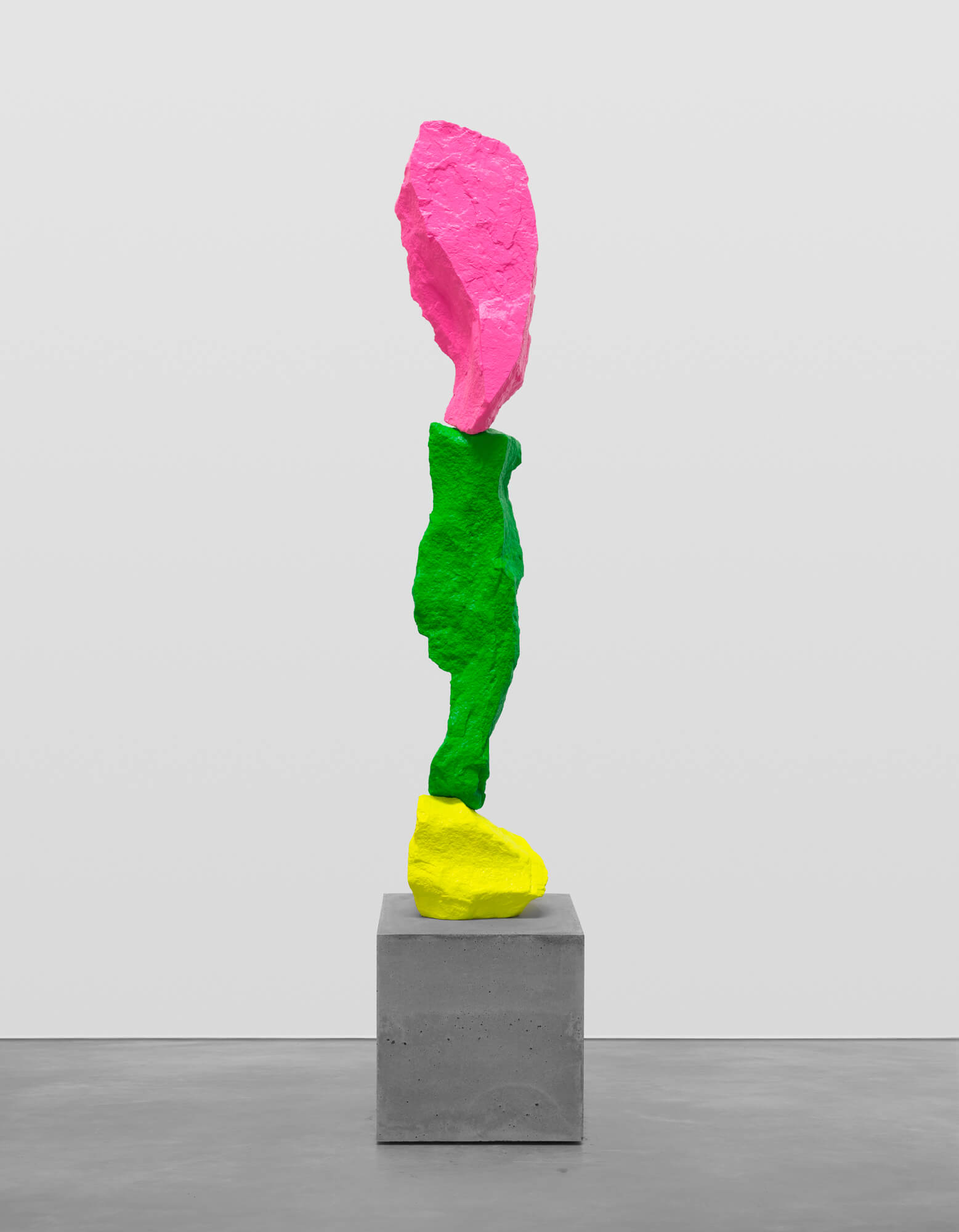 yellow green pink mountain | UGO RONDINONE