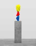 blue red yellow mountain | UGO RONDINONE