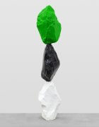 small white black green mountain | UGO RONDINONE