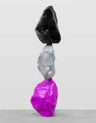 small violet silver black mountain | UGO RONDINONE