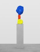 yellow red blue mountain | UGO RONDINONE