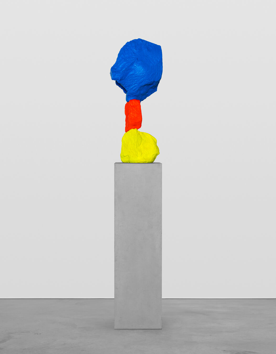 yellow red blue mountain | UGO RONDINONE
