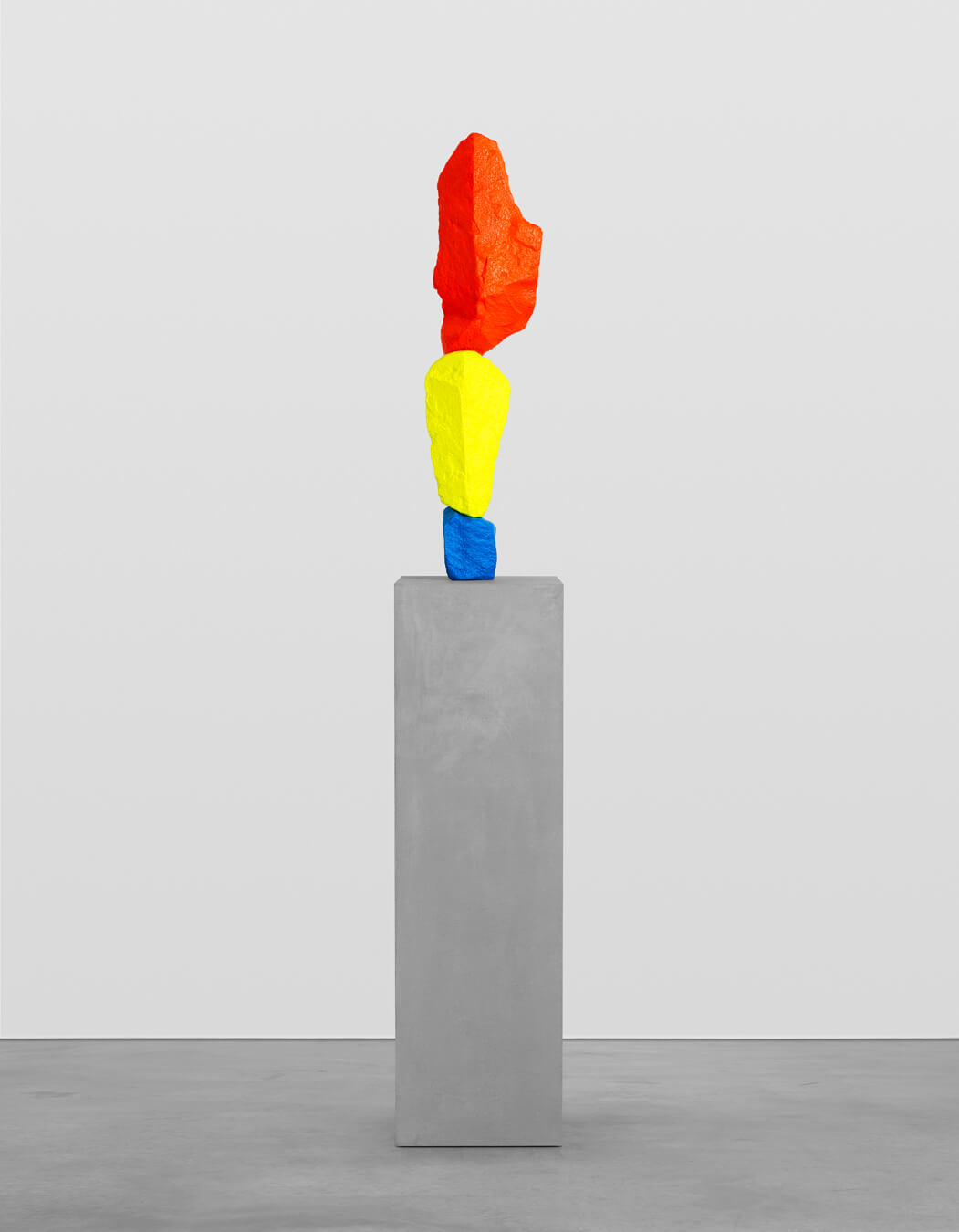 blue yellow red mountain | UGO RONDINONE