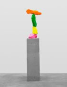 pink yellow green orange mountain | UGO RONDINONE
