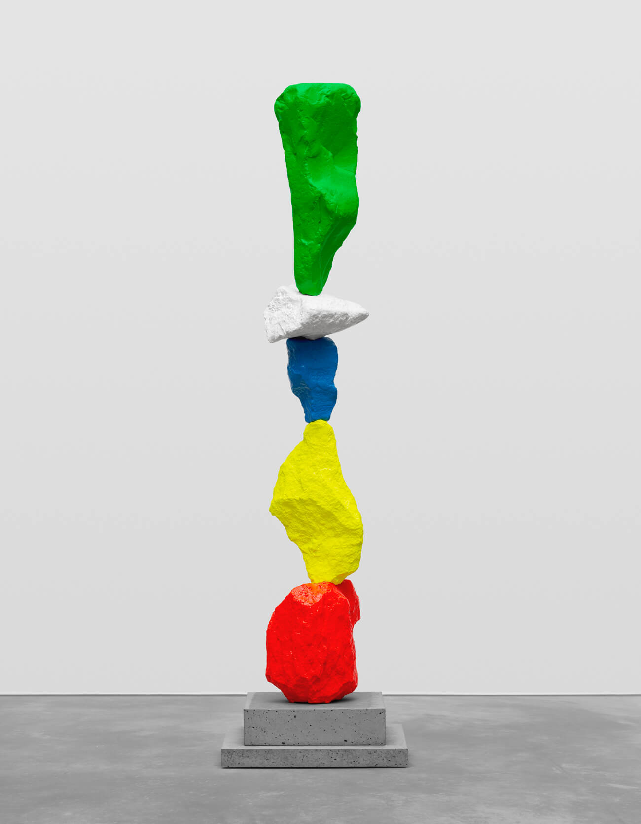 red yellow blue white green mountain | UGO RONDINONE