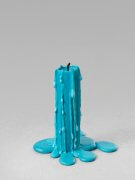 still.life. (deep teal candle) | UGO RONDINONE