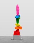 red orange yellow green blue pink mountain | UGO RONDINONE