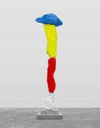 white red yellow blue mountain | UGO RONDINONE