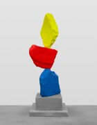 blue red yellow mountain | UGO RONDINONE