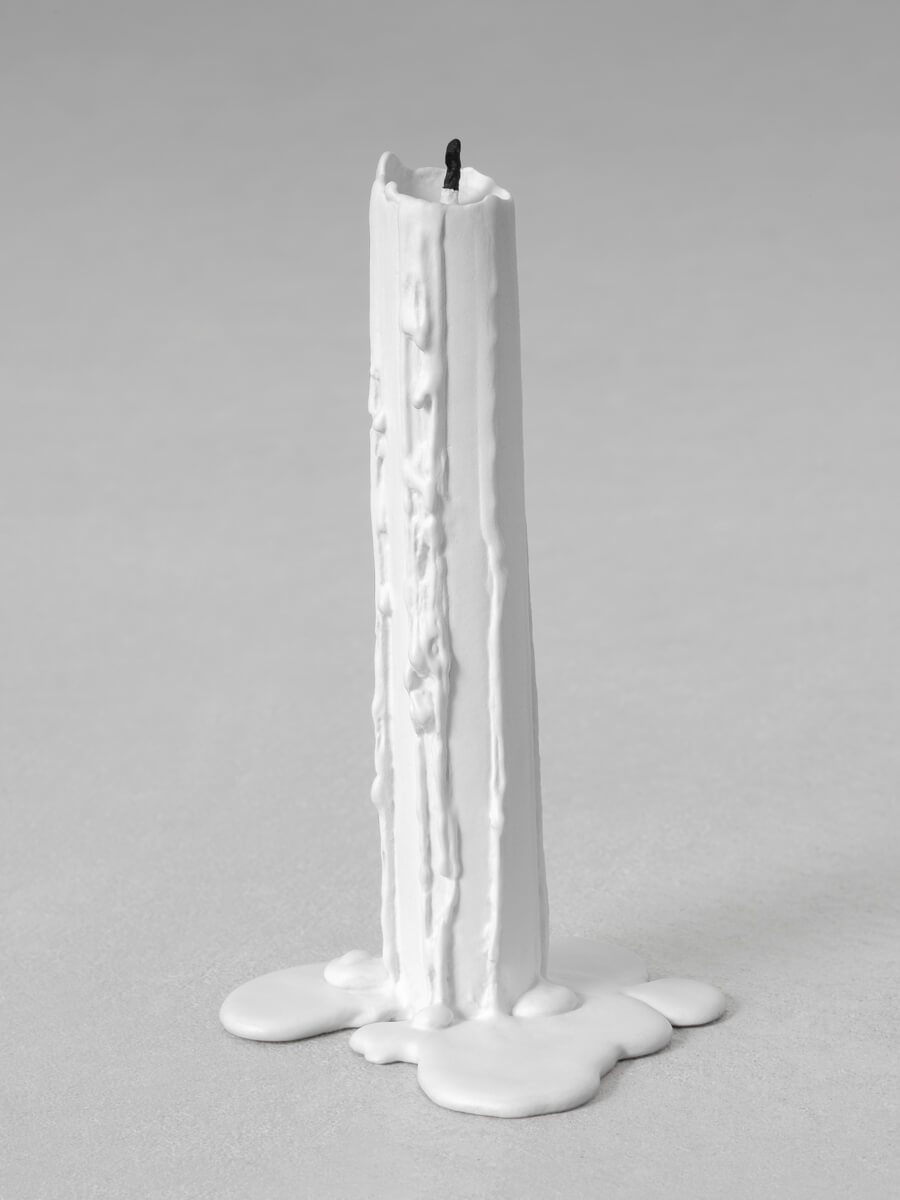 still.life. (bright white candle) | UGO RONDINONE