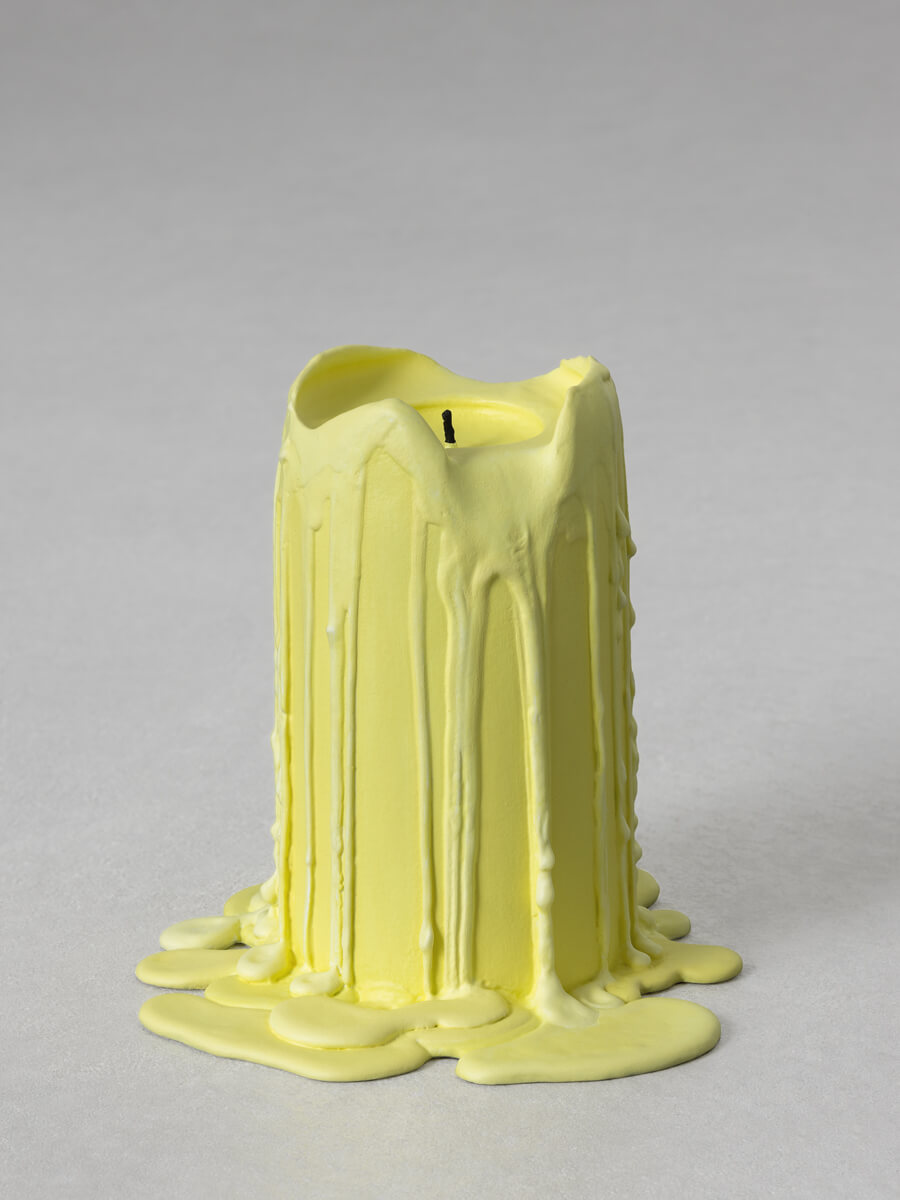 still.life. (cool yellow candle) | UGO RONDINONE