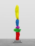 red green violet blue yellow mountain | UGO RONDINONE