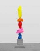 blue pink red orange yellow mountain | UGO RONDINONE