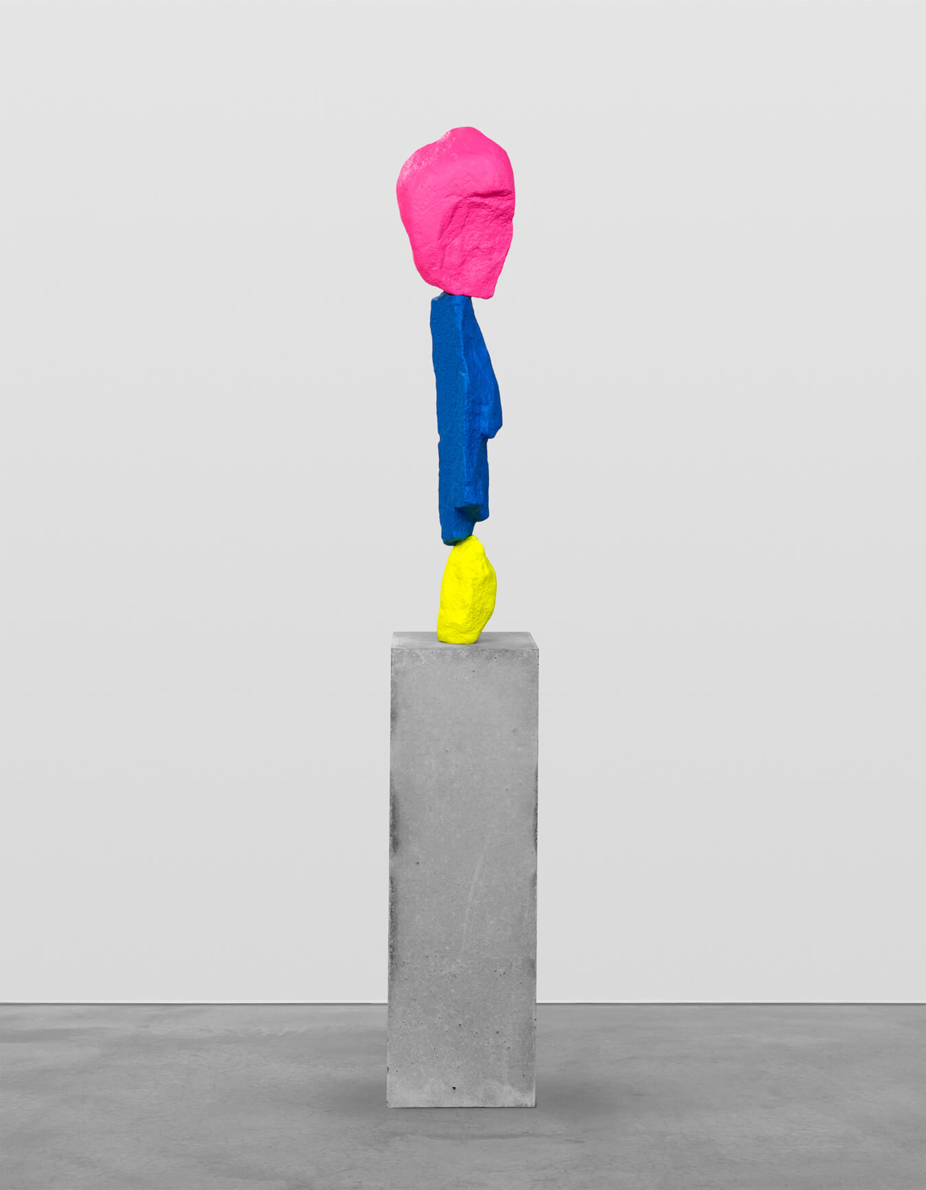 yellow blue pink mountain | UGO RONDINONE