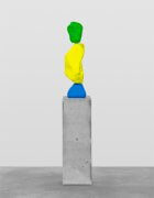 blue yellow green mountain | UGO RONDINONE