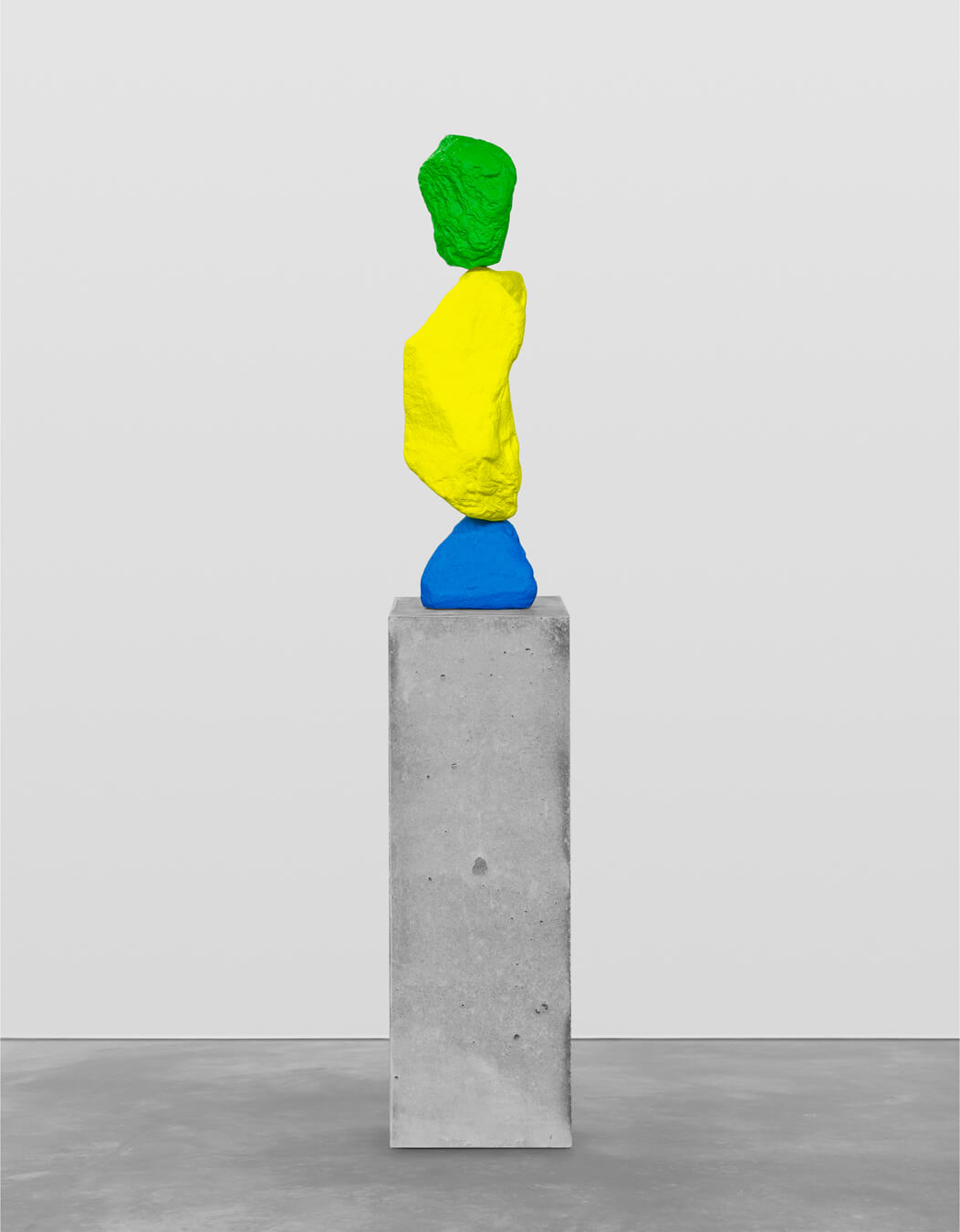 blue yellow green mountain | UGO RONDINONE