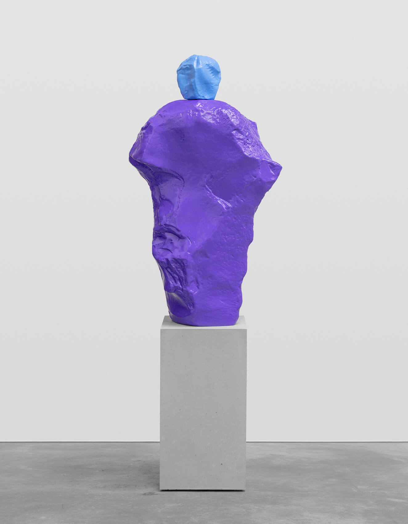 blue violet monk | UGO RONDINONE