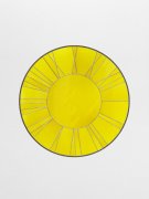 yellow clock | UGO RONDINONE