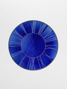 dark blue clock | UGO RONDINONE
