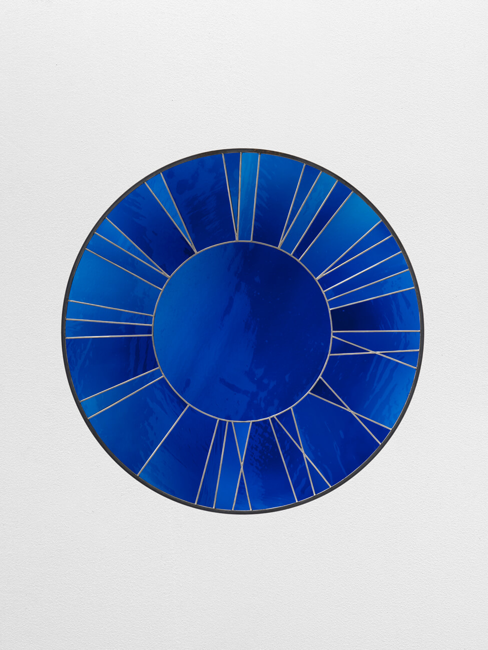 dark blue clock | UGO RONDINONE