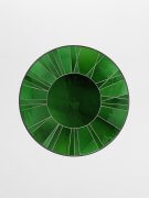 dark green clock | UGO RONDINONE