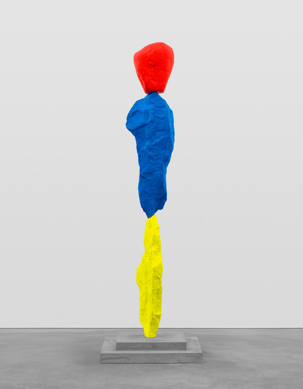 yellow blue red mountain | UGO RONDINONE