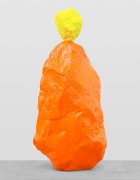 yellow orange monk | UGO RONDINONE