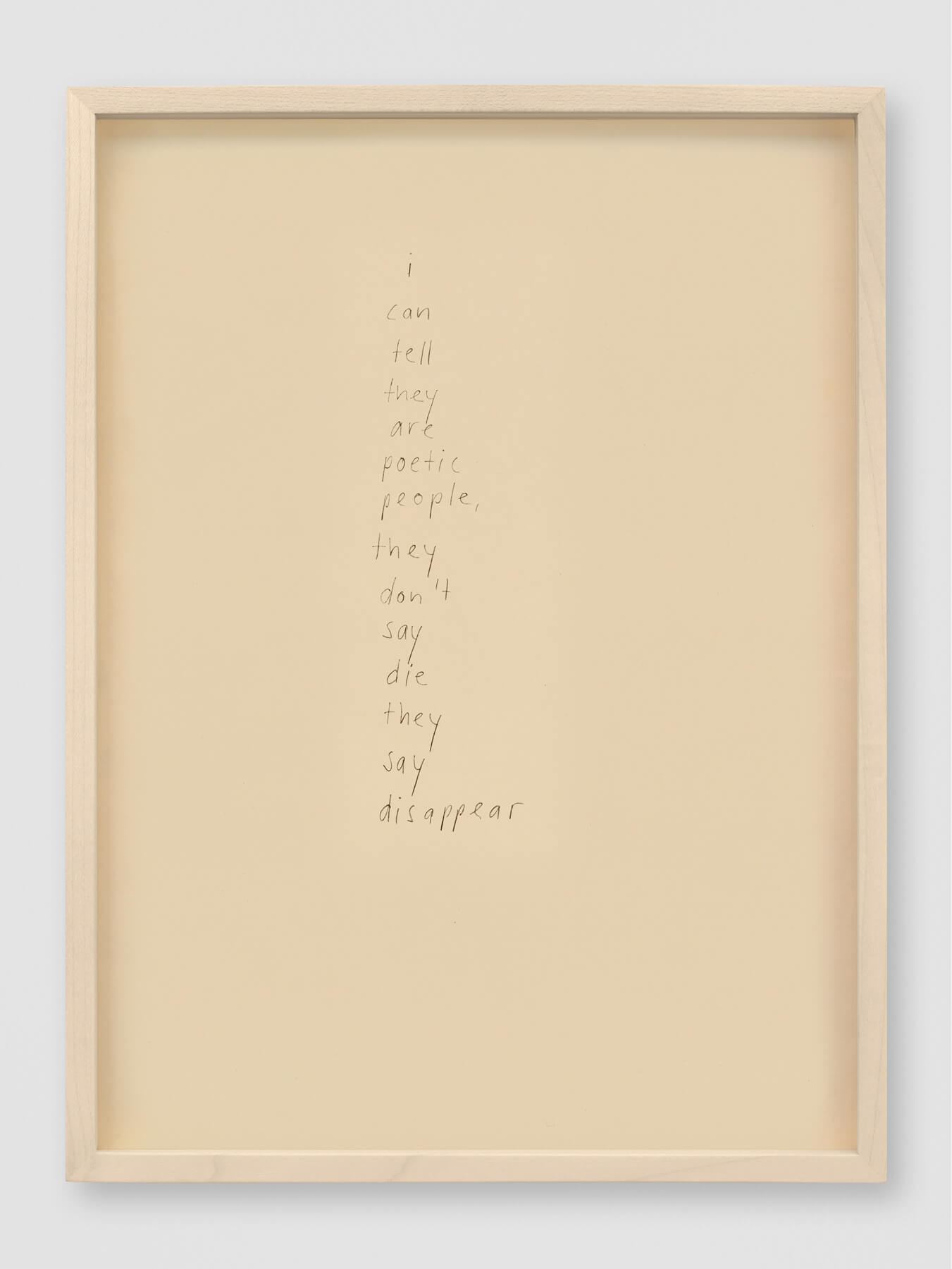 poem | UGO RONDINONE