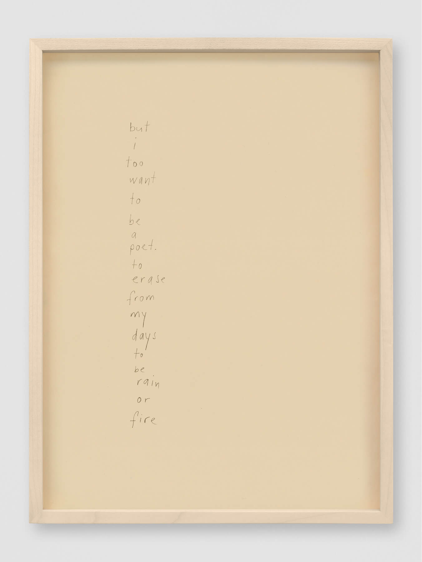 poem | UGO RONDINONE
