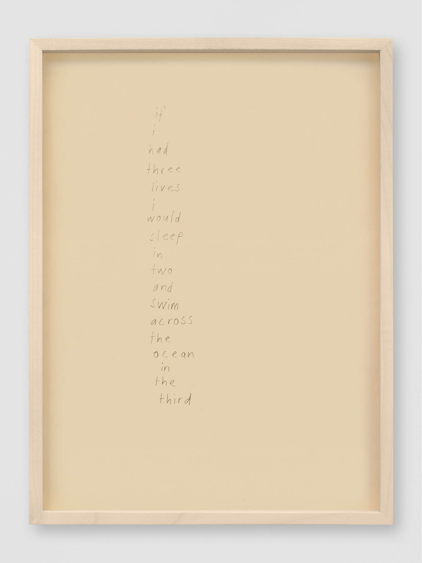poem | UGO RONDINONE