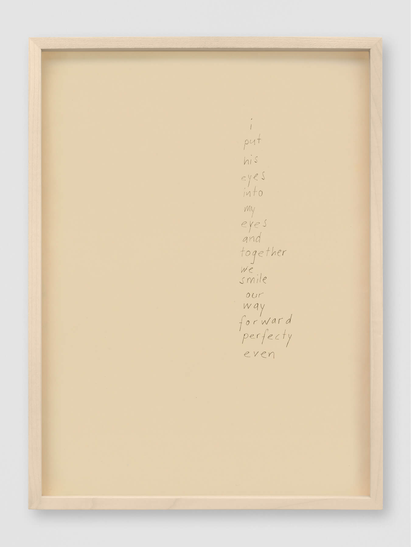 poem | UGO RONDINONE
